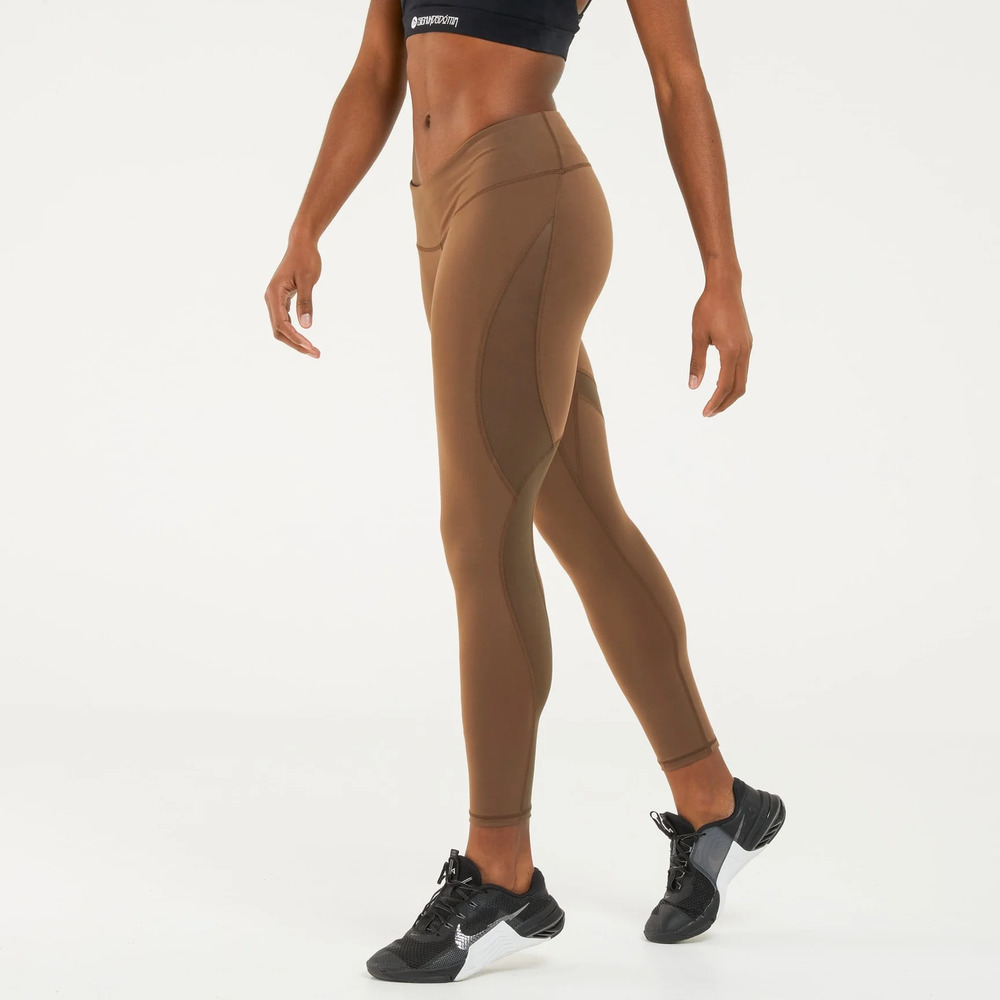 Wit Fitness Sigmundsdottir Low Rise Mesh‎ 7/8 Legging Brownie Women's XS